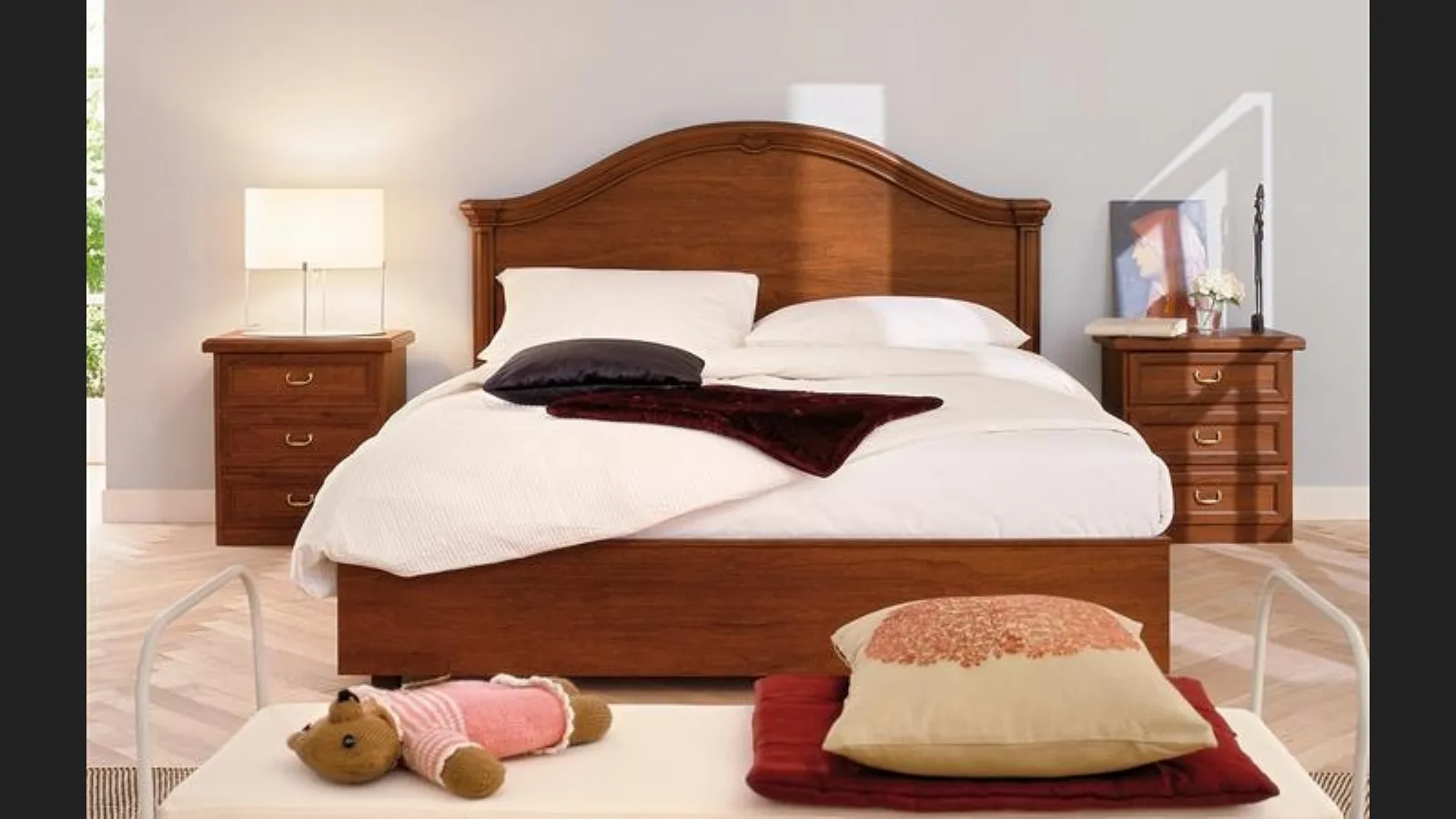 Letto con box contenitore Giglio di Villanova