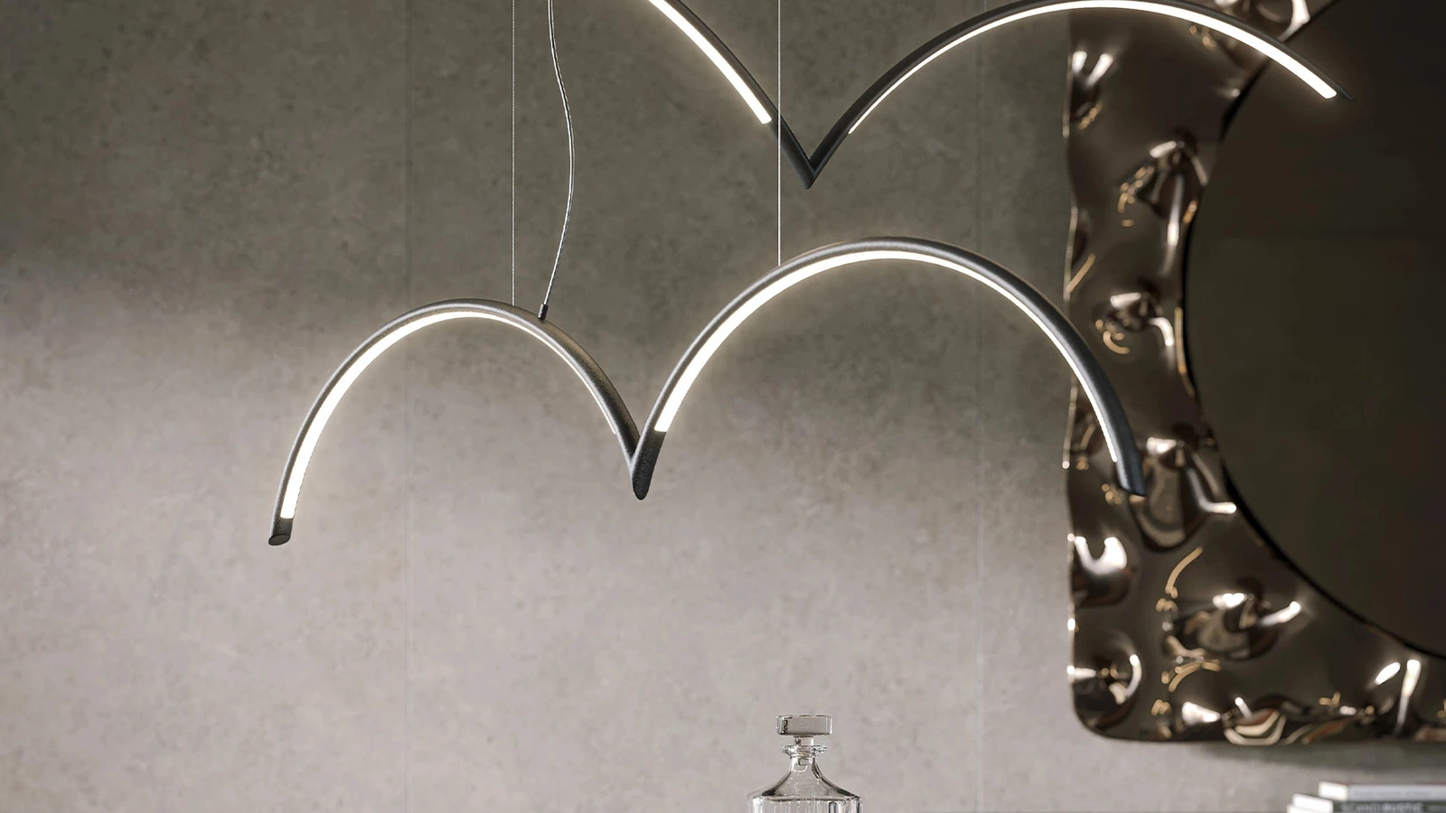 Lampada a sospensione Mood di Tonin Casa