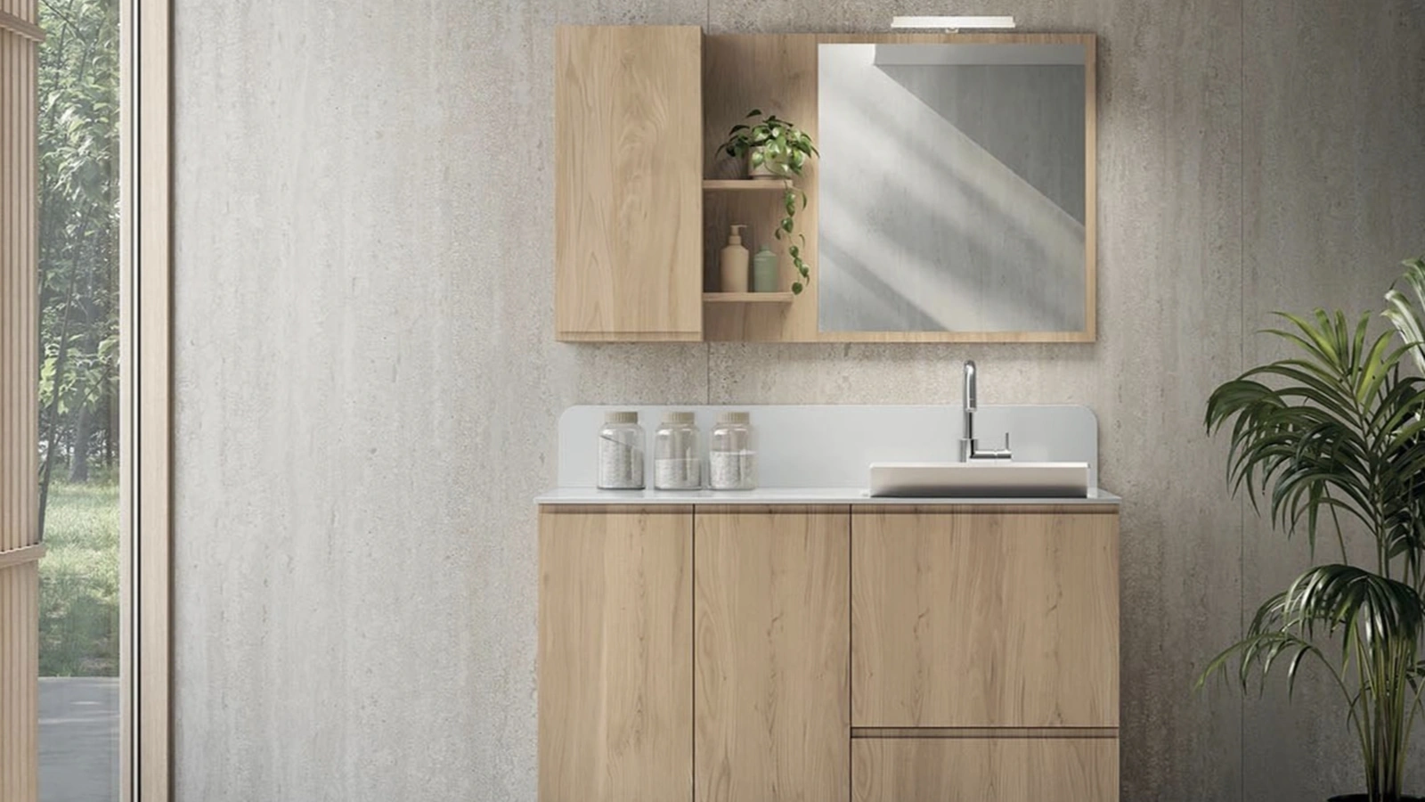 Mobile da Bagno AB+ LG001 di Compab