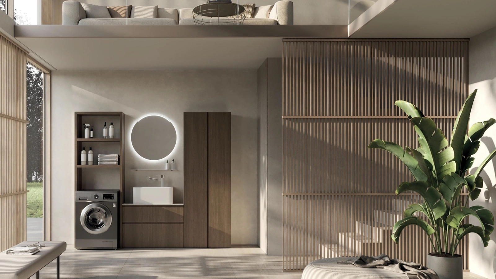 Mobile da Bagno AB+ LG012 di Compab