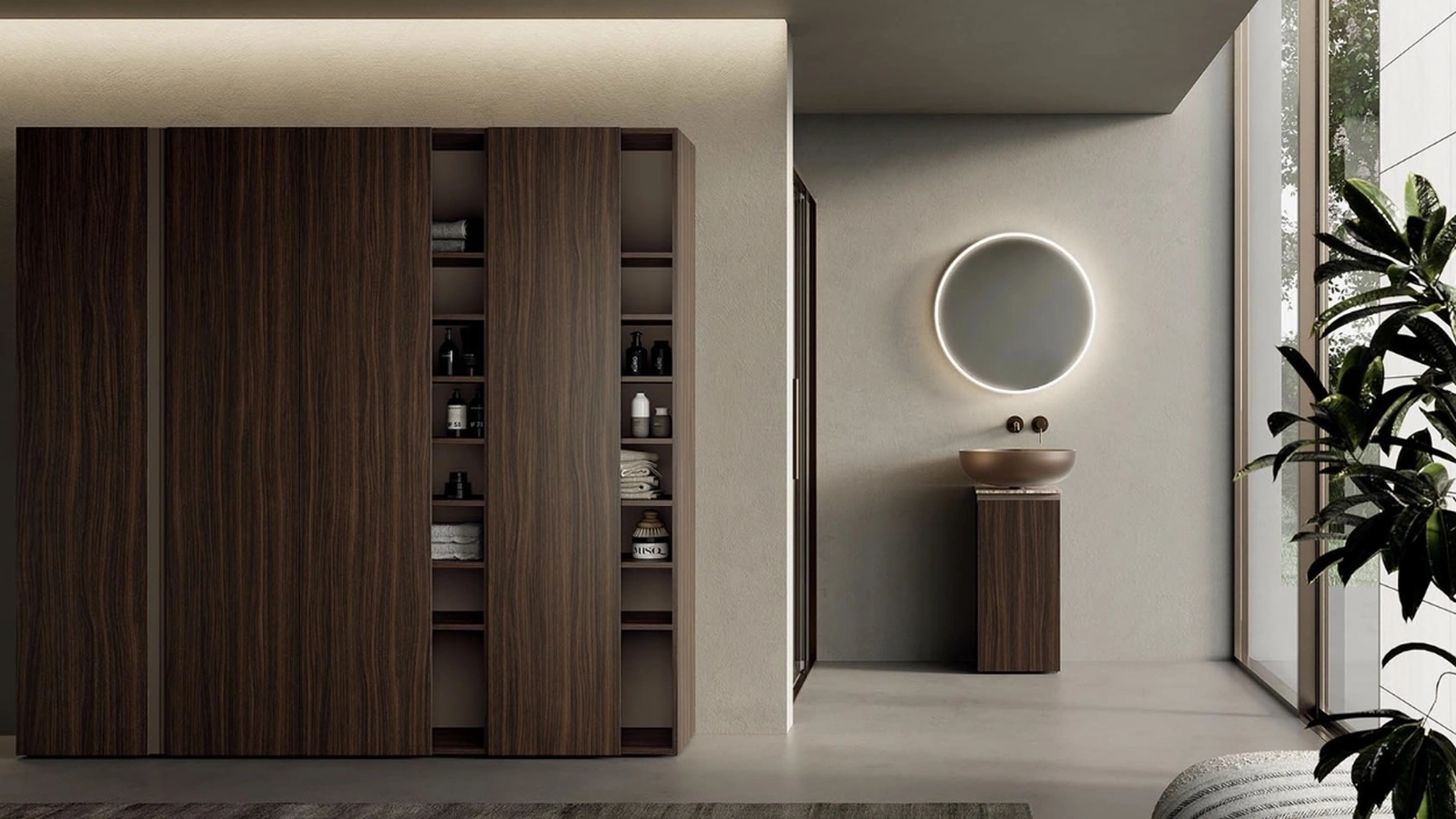 Mobile da Bagno sospeso INK NK001 di Compab