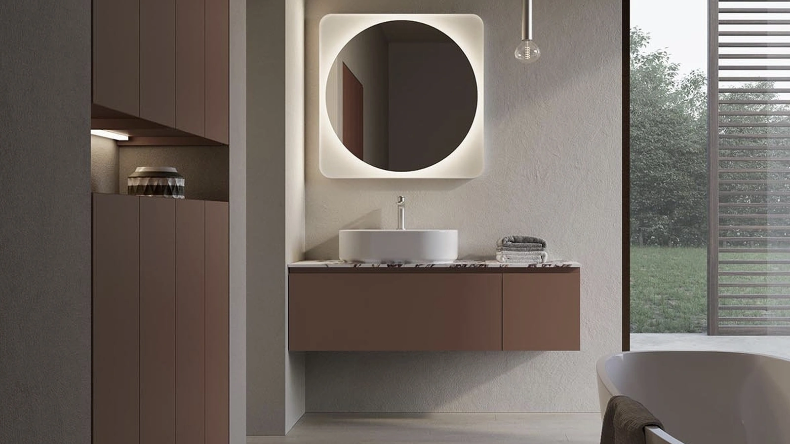 Mobile da Bagno sospeso INK NK002 di Compab
