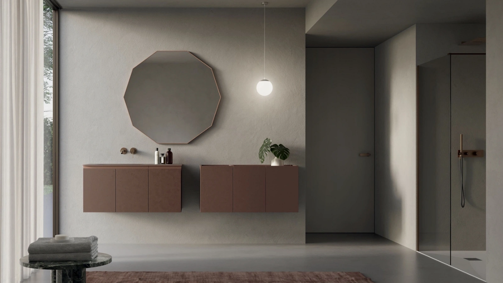Mobile da Bagno sospeso INK NK003 di Compab
