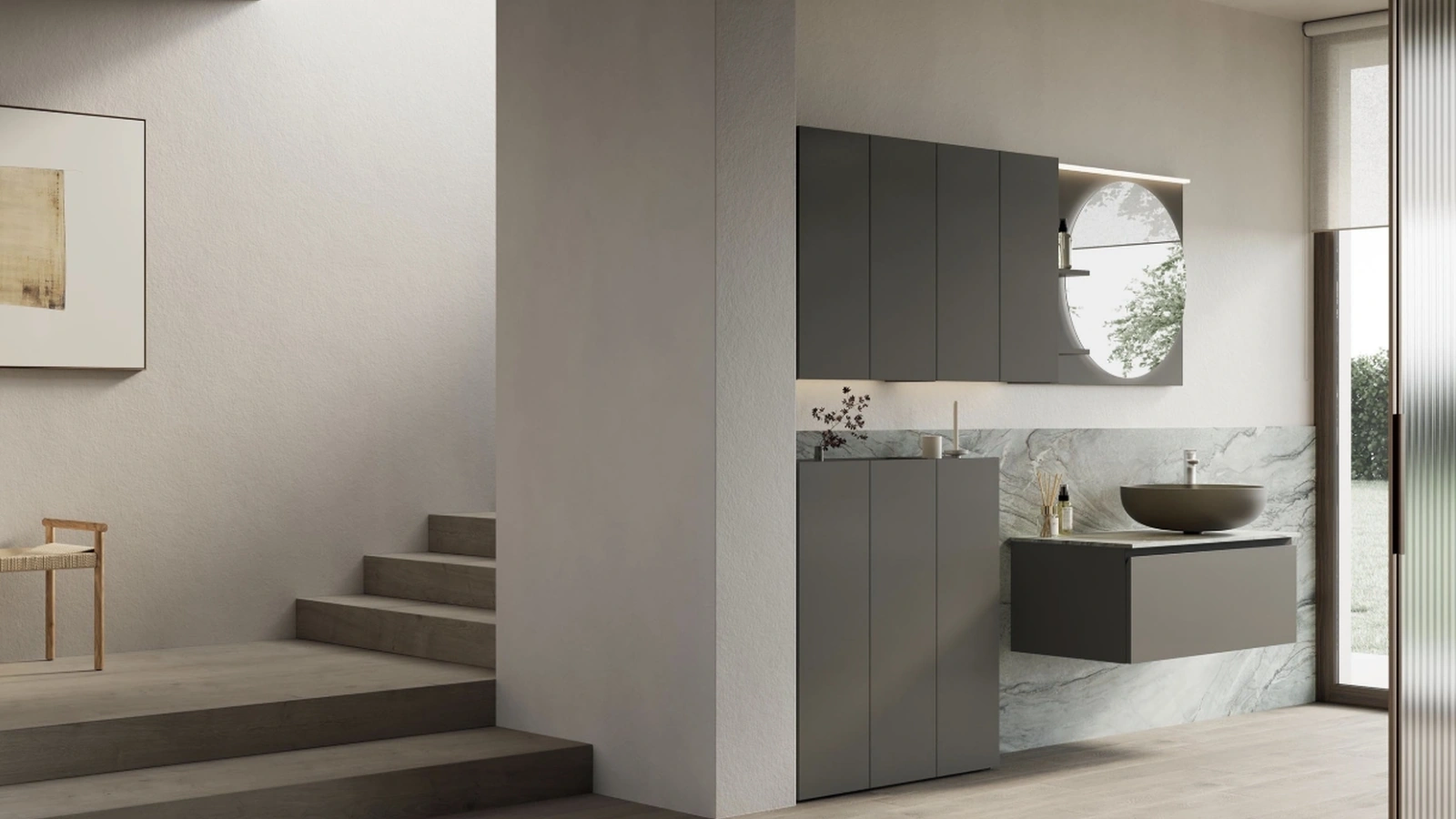 Mobile da Bagno sospeso INK NK010 di Compab
