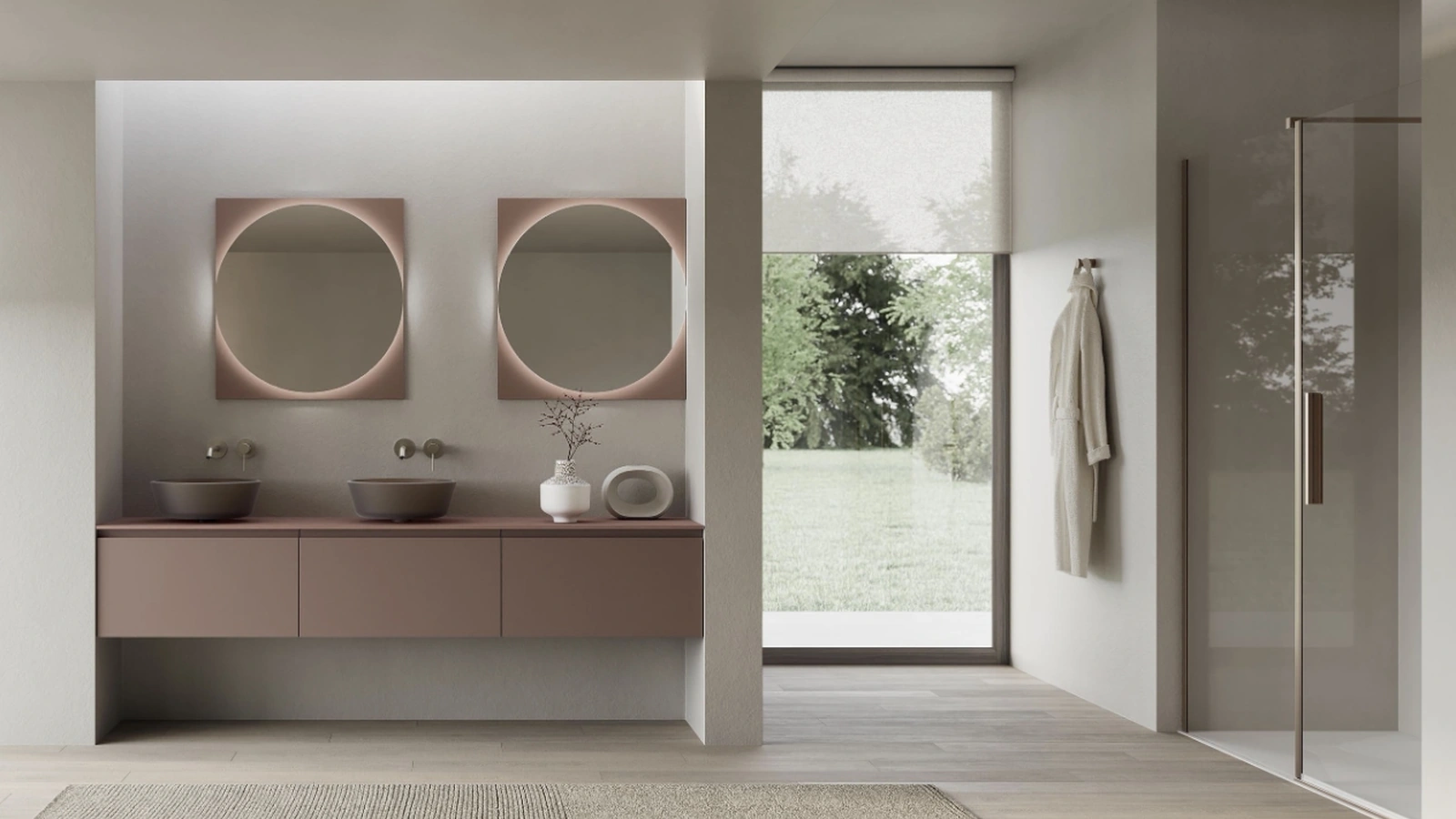 Mobile da Bagno sospeso INK NK012 di Compab