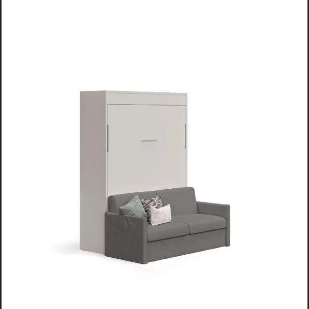 Letto a scomparsa chiuso Alì Verticale con divano GL34 di Marka Total Living