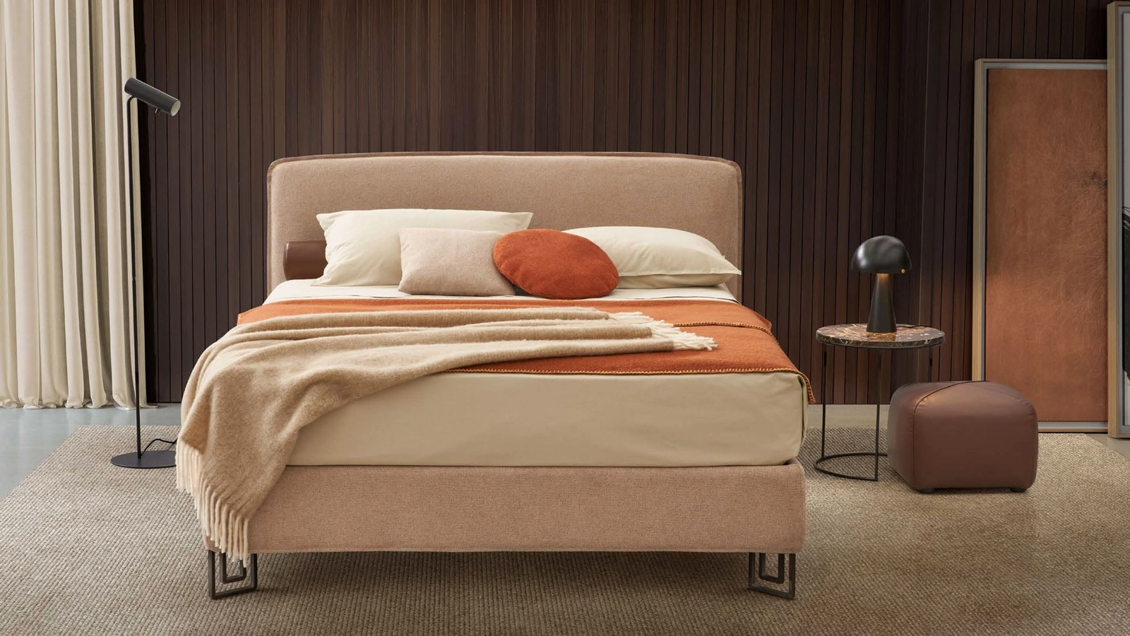 Letto con testiera Kiss di Rosini Night