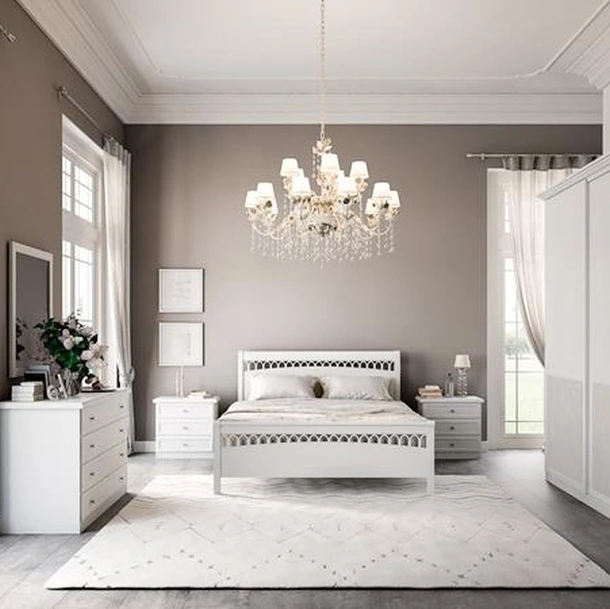 Letto con testiera Medea di Villanova