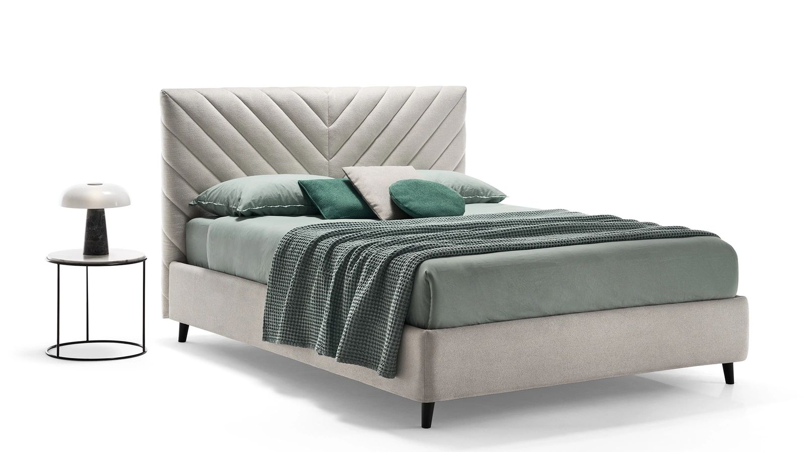 Letto in tessuto Narciso di Rosini Night