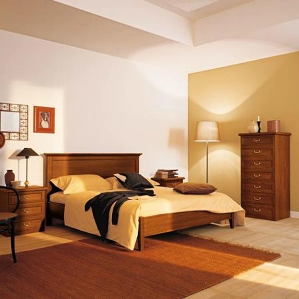 Letto con testiera Driade di Villanova
