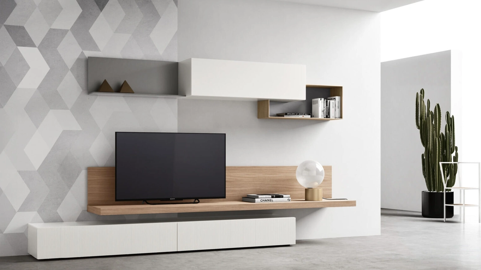 Mobile Porta Tv a terra sm2350 di Maronese