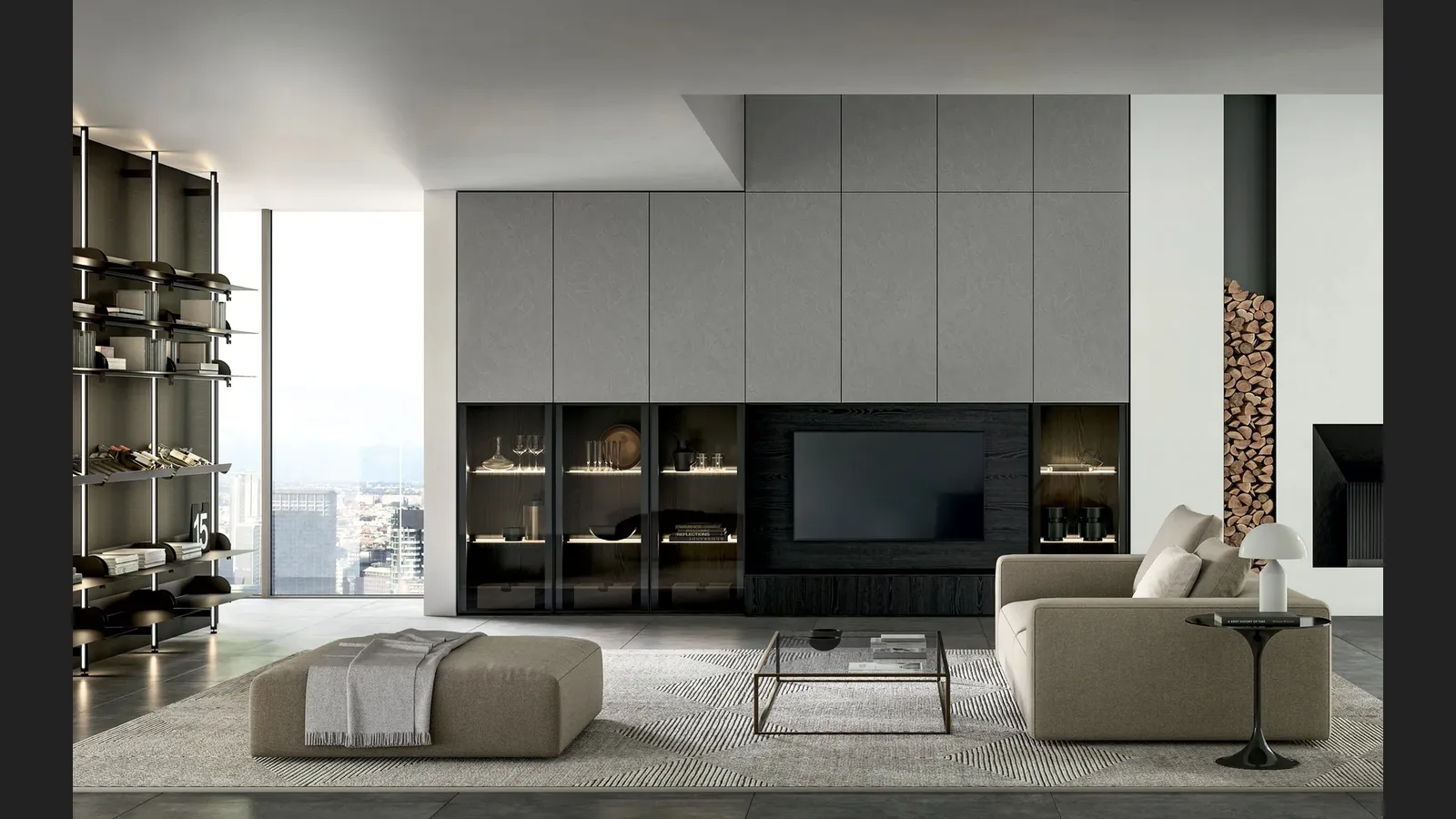 Parete Attrezzata Living Kali di Arredo3
