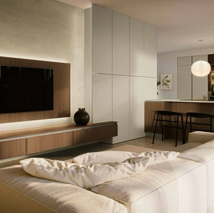 Parete Attrezzata Living MK02 di Gentili Cucine