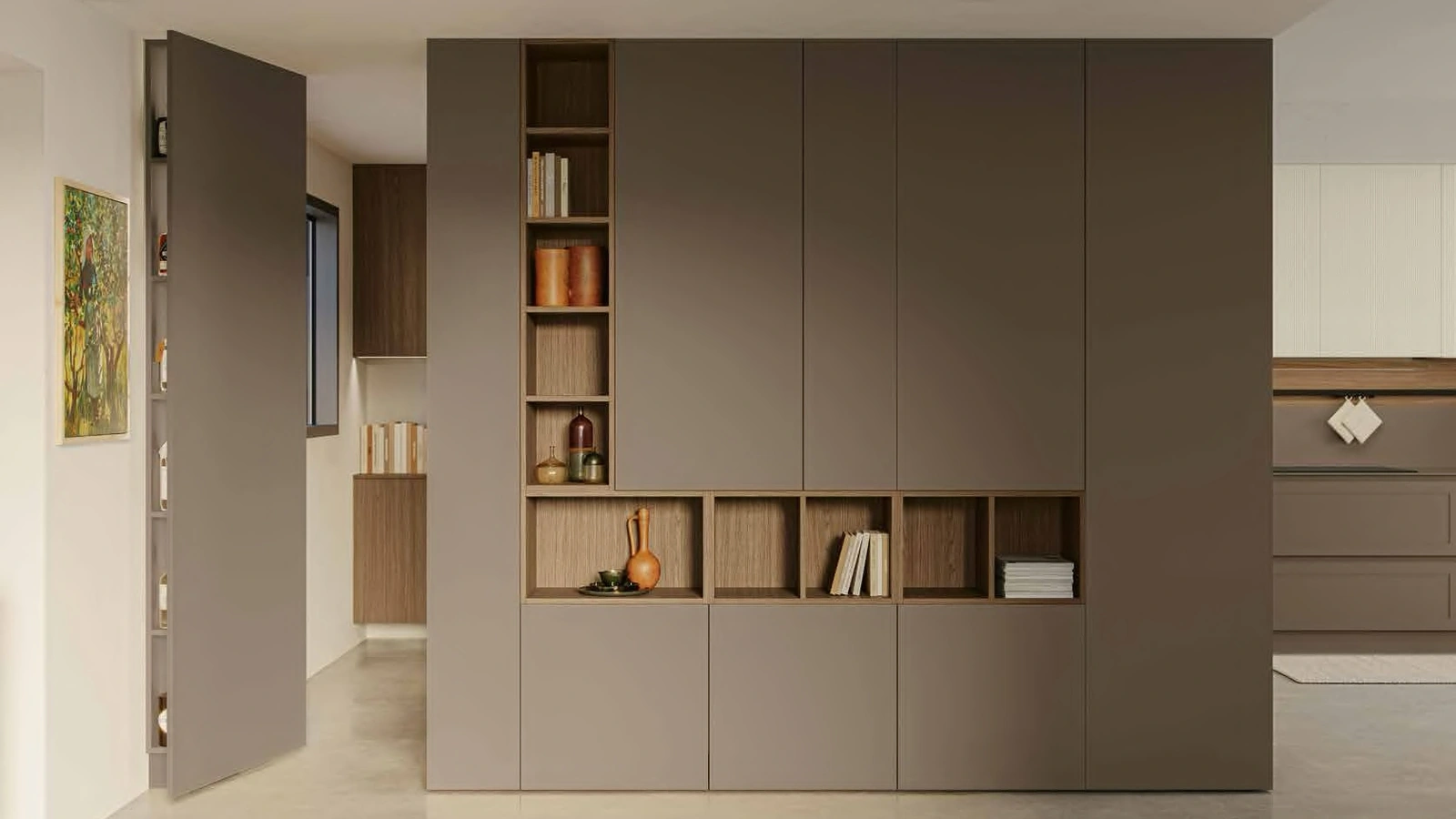 Parete Attrezzata Living MK03 di Gentili Cucine