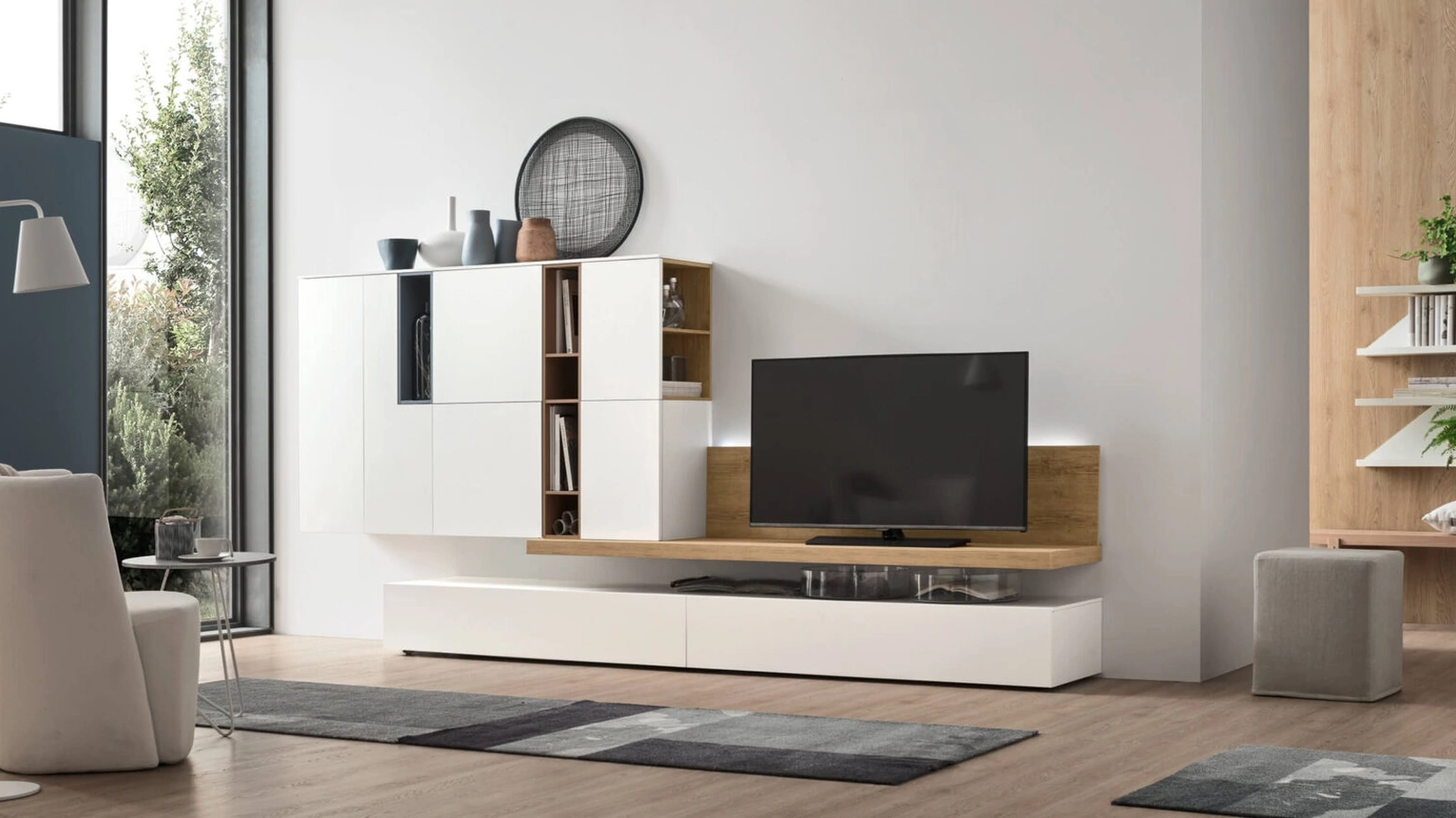 Parete Attrezzata Unix Comp SU2104 di Maronese