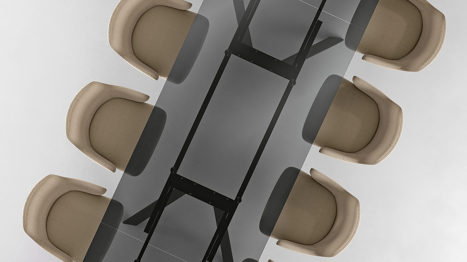 Tavolo allungabile Smokey di Stones